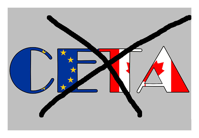 logo CETA rayé