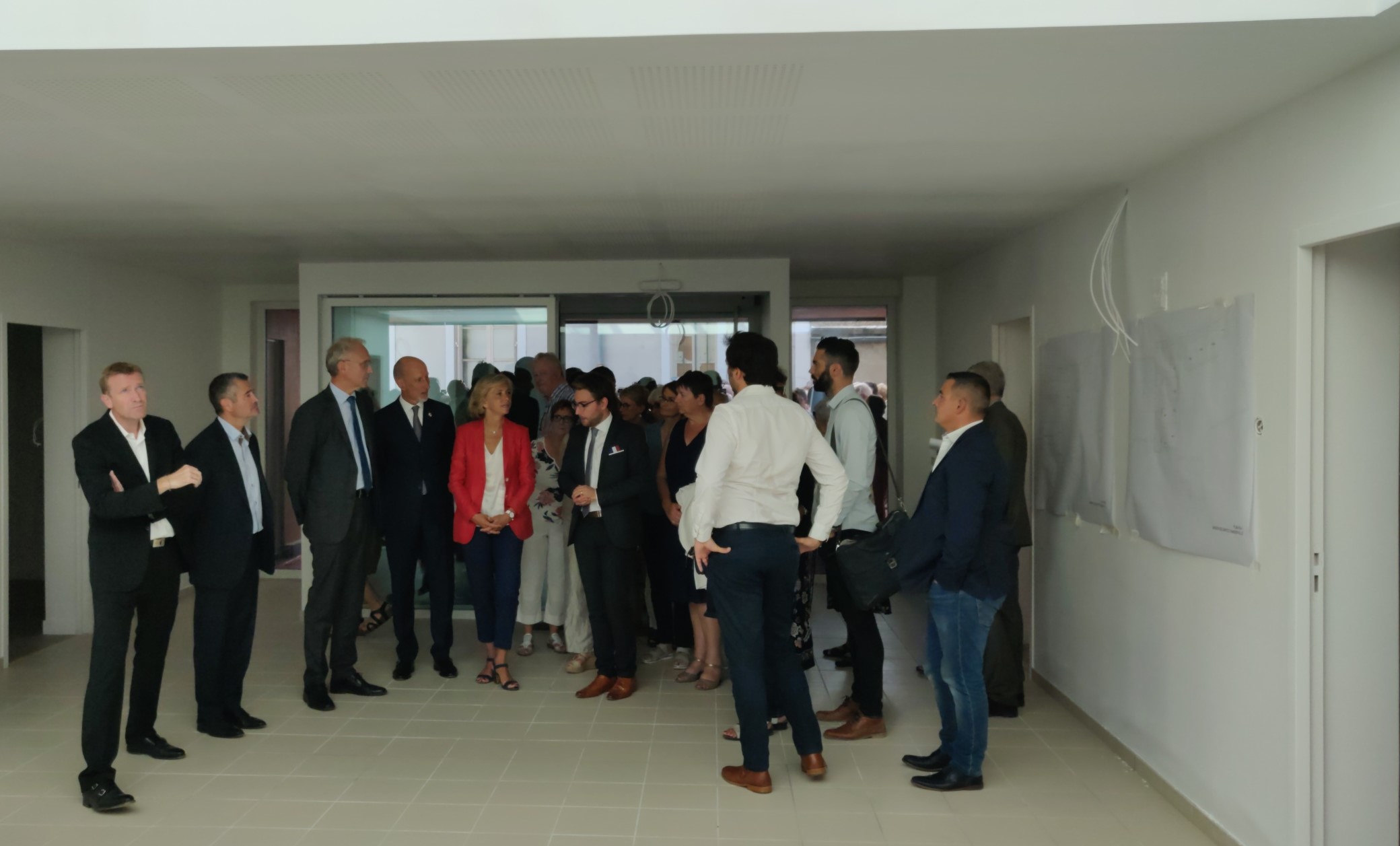 visite chantier de la maison de santé d'Angerville